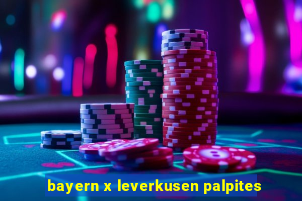 bayern x leverkusen palpites