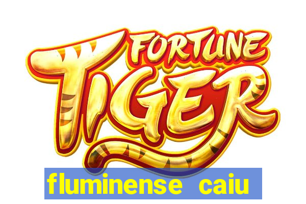 fluminense caiu para a serie c