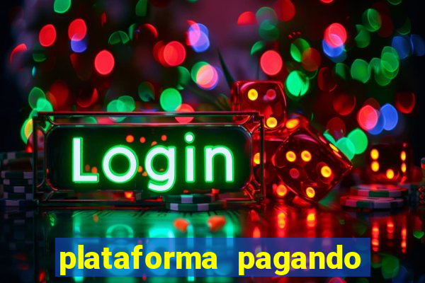 plataforma pagando bem hoje