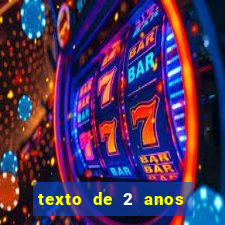 texto de 2 anos de namoro