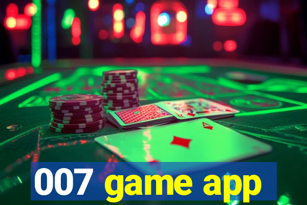 007 game app