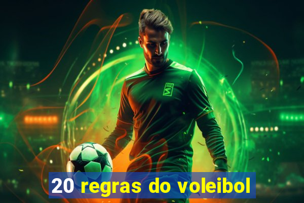 20 regras do voleibol