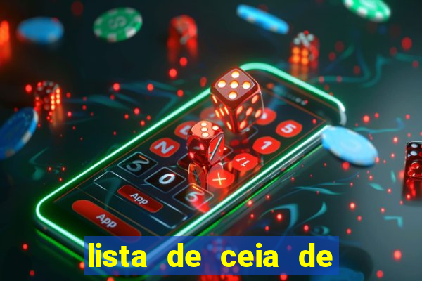 lista de ceia de natal completa