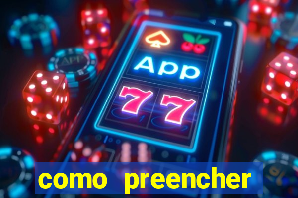como preencher recibo de pagamento