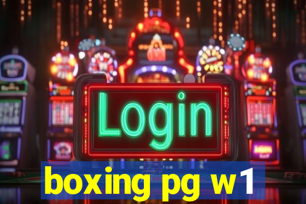 boxing pg w1