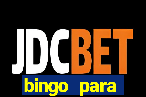 bingo para despedida de solteira para imprimir