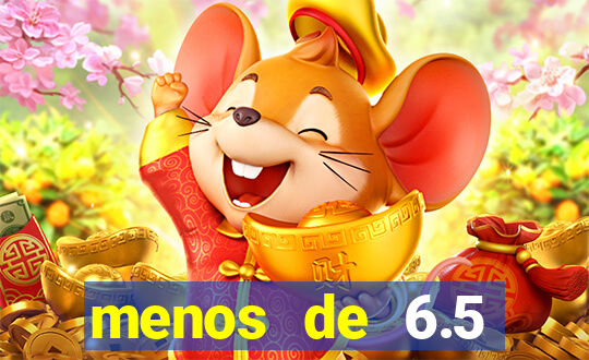 menos de 6.5 escanteios o que significa