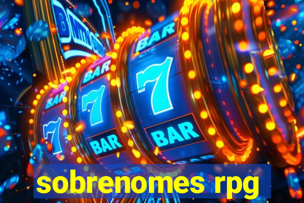 sobrenomes rpg