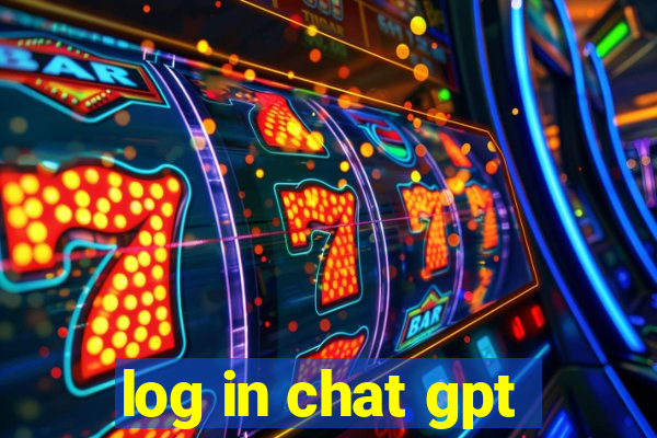 log in chat gpt
