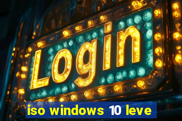 iso windows 10 leve