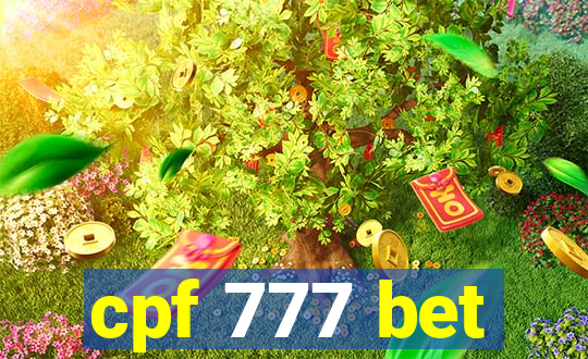 cpf 777 bet