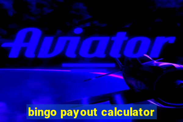 bingo payout calculator