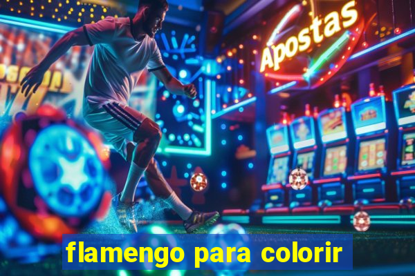 flamengo para colorir