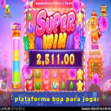 plataforma boa para jogar