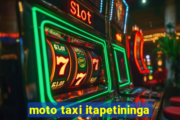 moto taxi itapetininga