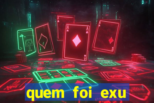 quem foi exu caveira em vida