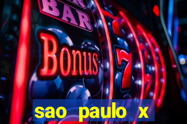 sao paulo x botafogo palpite