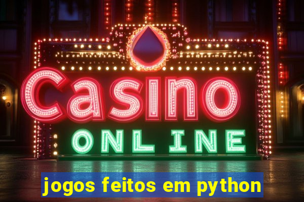 jogos feitos em python