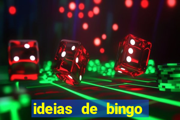 ideias de bingo para o natal