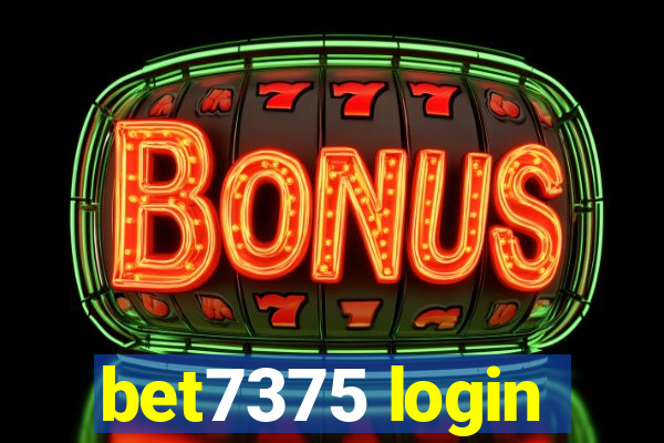 bet7375 login