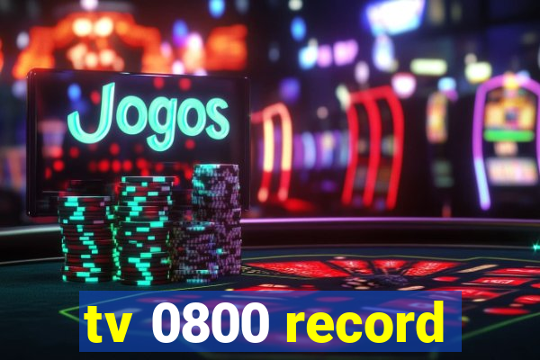 tv 0800 record