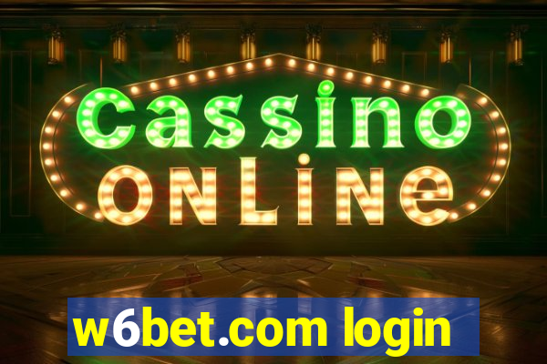 w6bet.com login