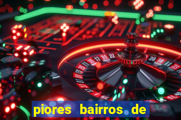 piores bairros de santos sp