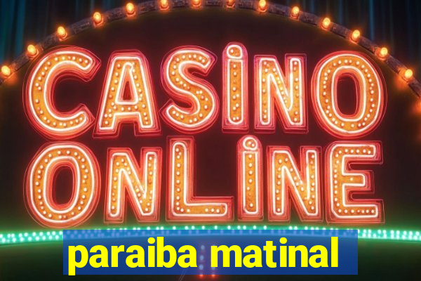 paraiba matinal