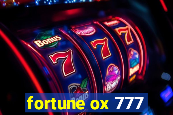 fortune ox 777