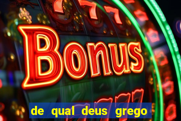 de qual deus grego eu sou filho percy jackson