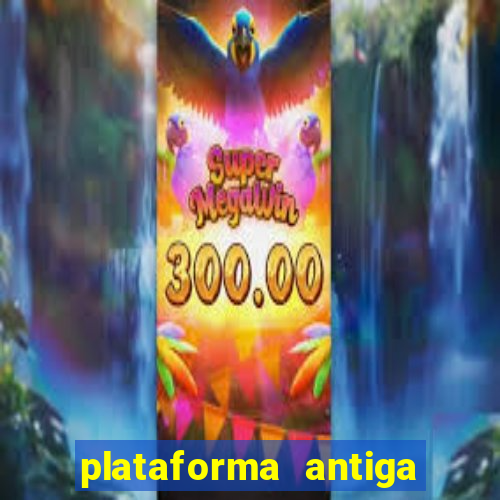 plataforma antiga de jogos