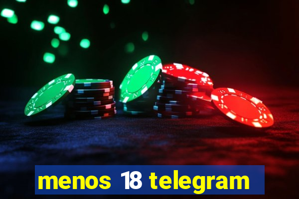 menos 18 telegram