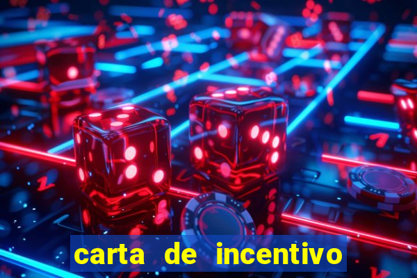 carta de incentivo para alunos
