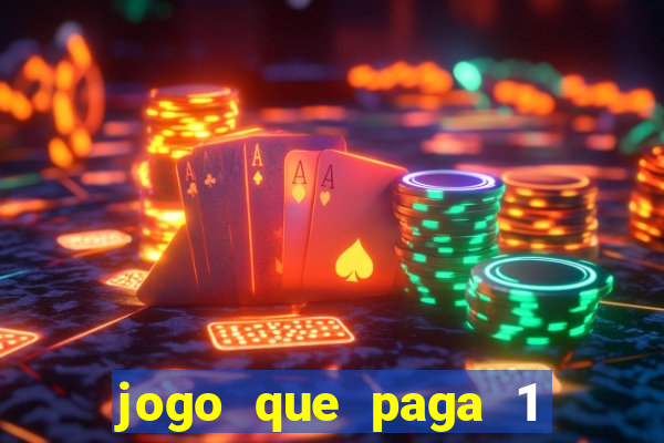 jogo que paga 1 real no pix