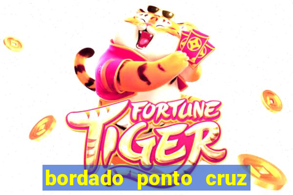 bordado ponto cruz do corinthians