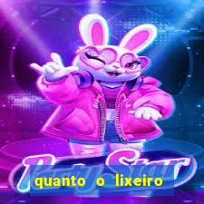 quanto o lixeiro ganha por ano