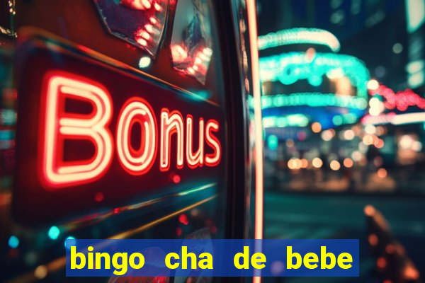 bingo cha de bebe cartelas para imprimir