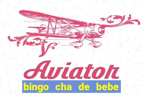 bingo cha de bebe cartelas para imprimir