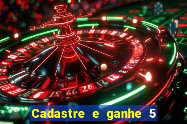 Cadastre e ganhe 5 reais para apostar
