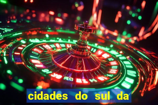 cidades do sul da bahia mapa