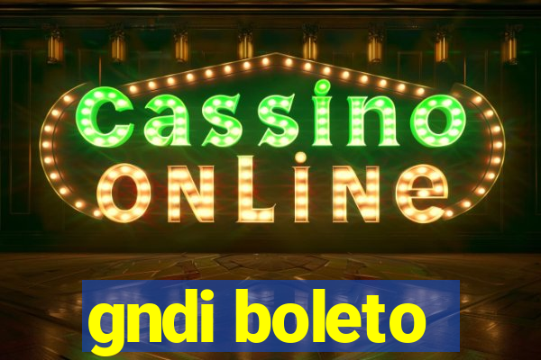 gndi boleto