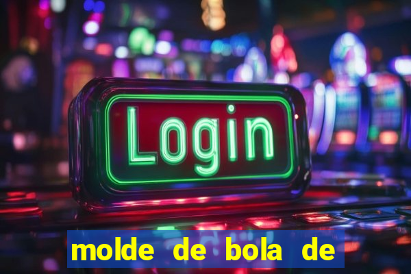 molde de bola de futebol para imprimir
