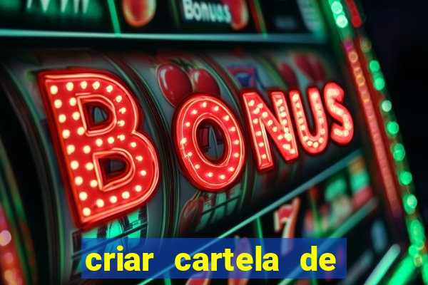 criar cartela de bingo no word