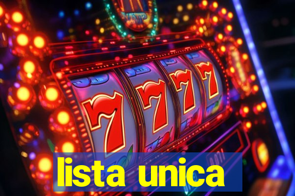 lista unica