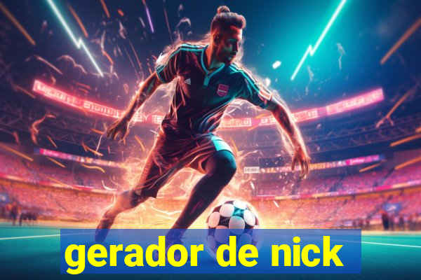 gerador de nick