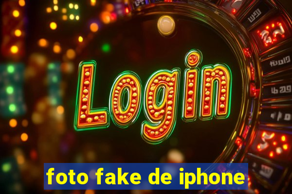 foto fake de iphone