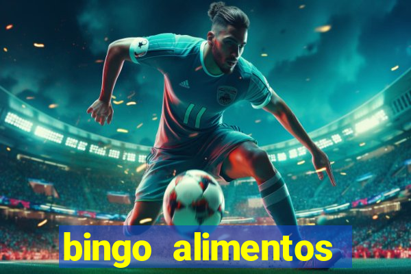 bingo alimentos para imprimir