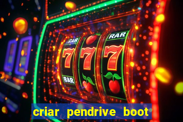 criar pendrive boot windows 10