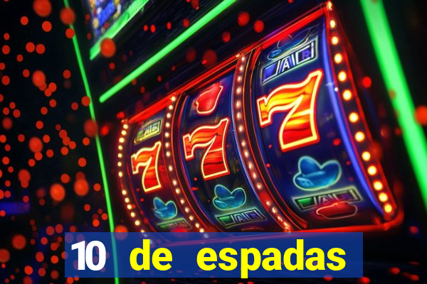 10 de espadas tarot amor