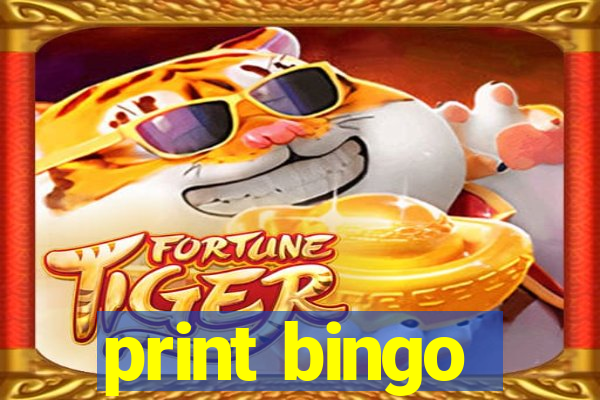 print bingo